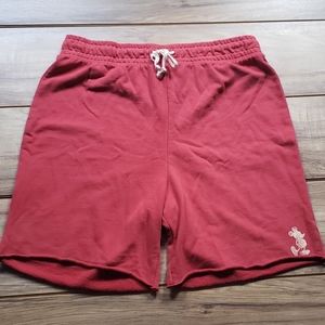 Disney Mickey Mouse Red Jersey shorts